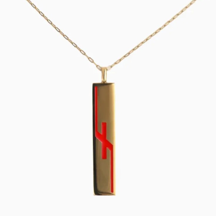 Irregular Red Letter Pendant N - огляд і ціна Party Games Simple