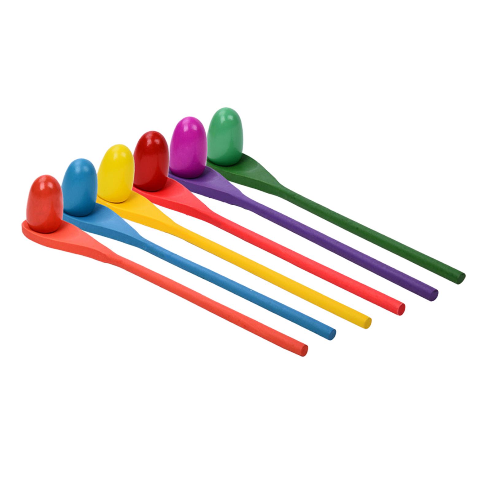 6 Pieces Egg Spoon Race Game H - огляд і ціна Party Games Egg