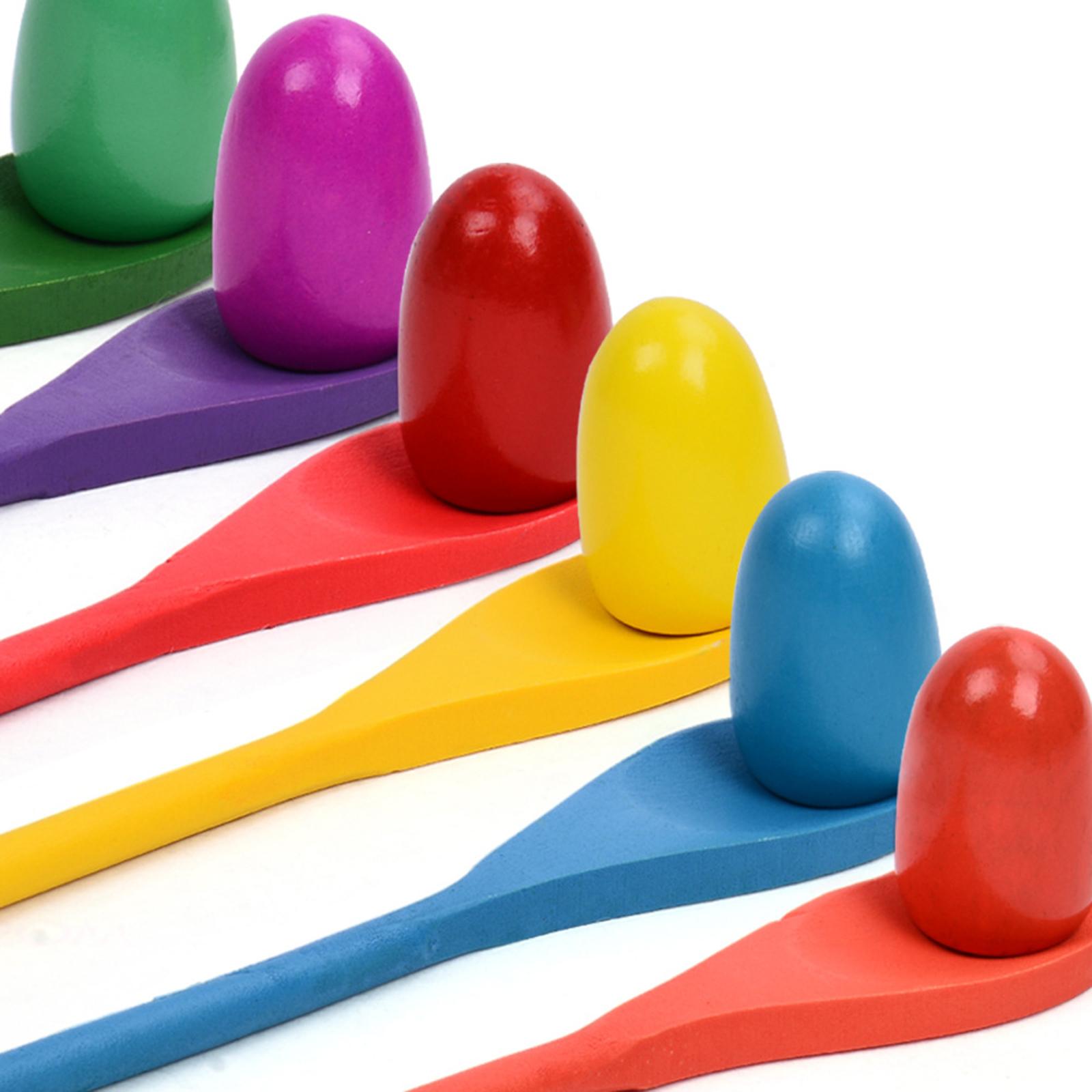 6 Pieces Egg Spoon Race Game H - огляд і ціна Party Games Egg