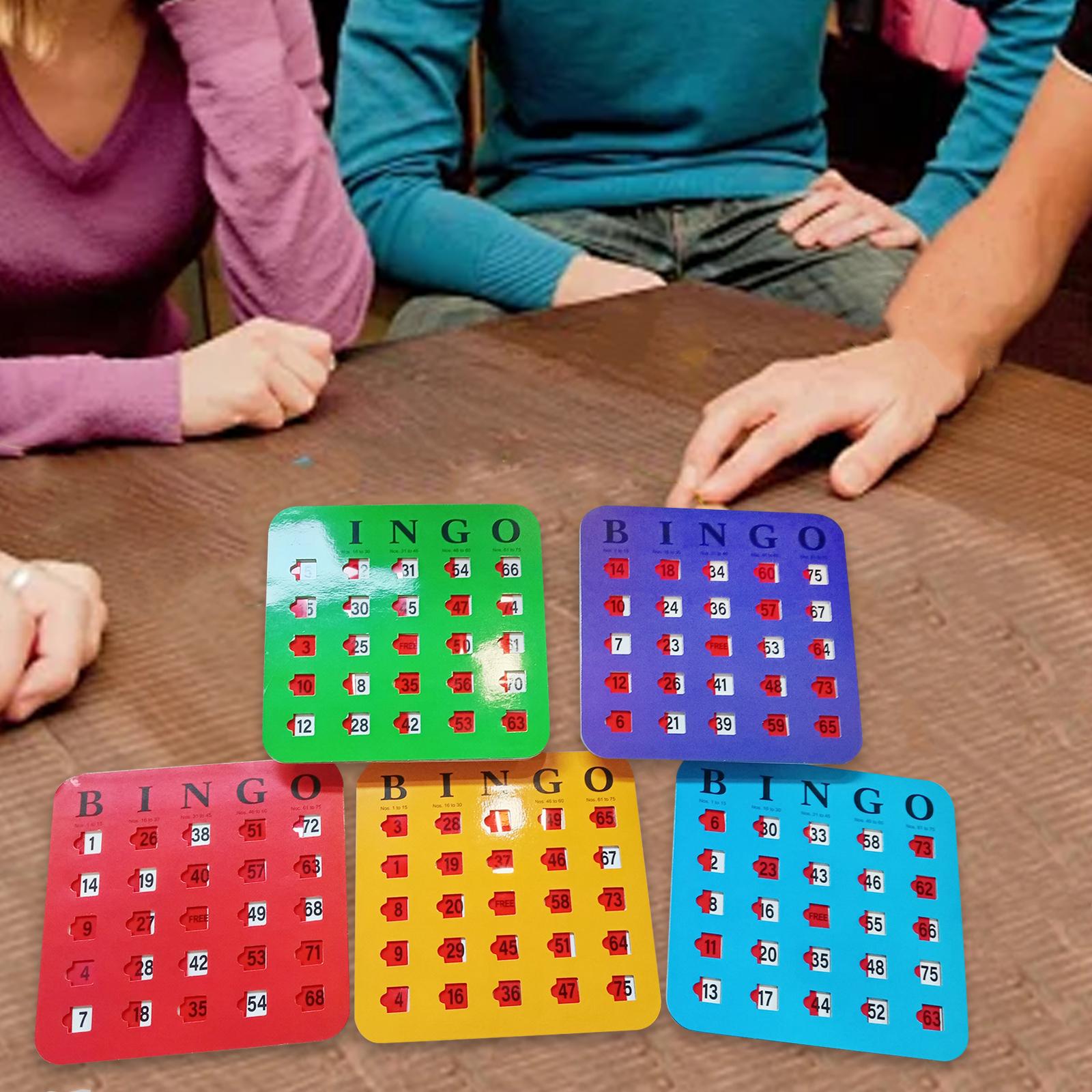 5 Pieces Large Print Bingo Car - огляд і ціна Party Games For Adults Large Group
