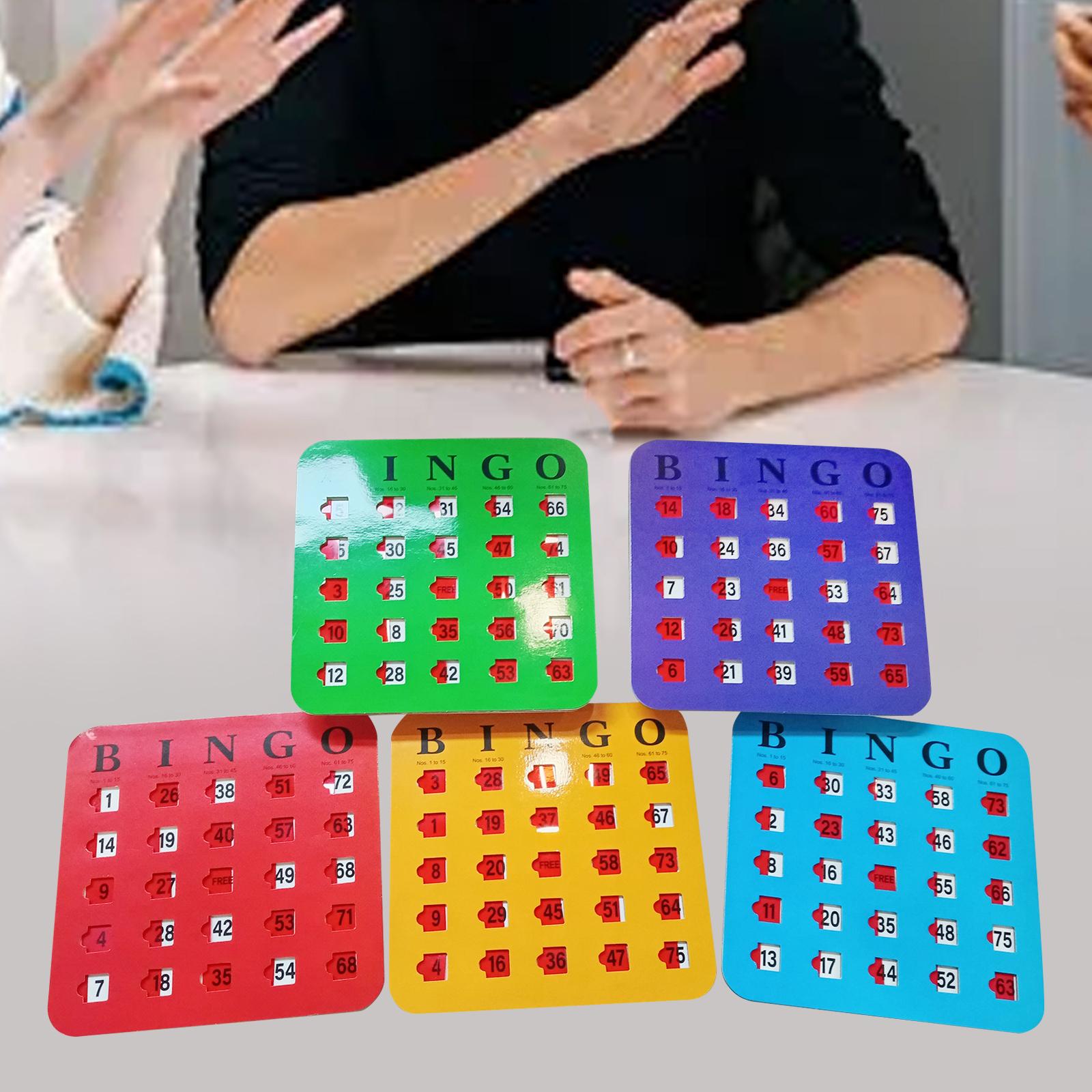 5 Pieces Large Print Bingo Car - огляд і ціна Party Games For Adults Large Group