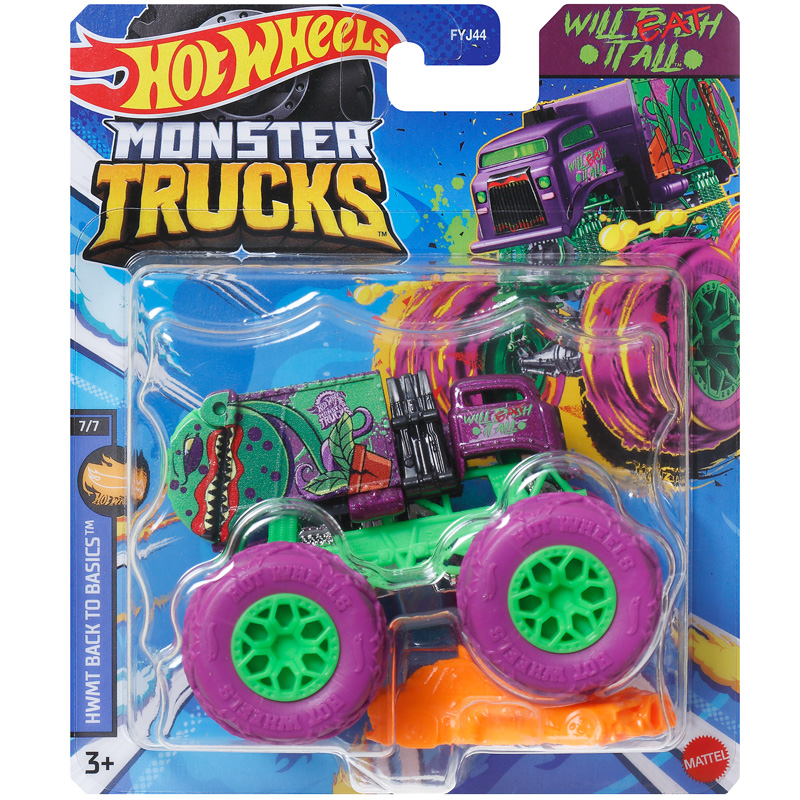 Mattel Hot Wheels 1/64 Monster - огляд і ціна Hot Wheels Car Monster Trucks