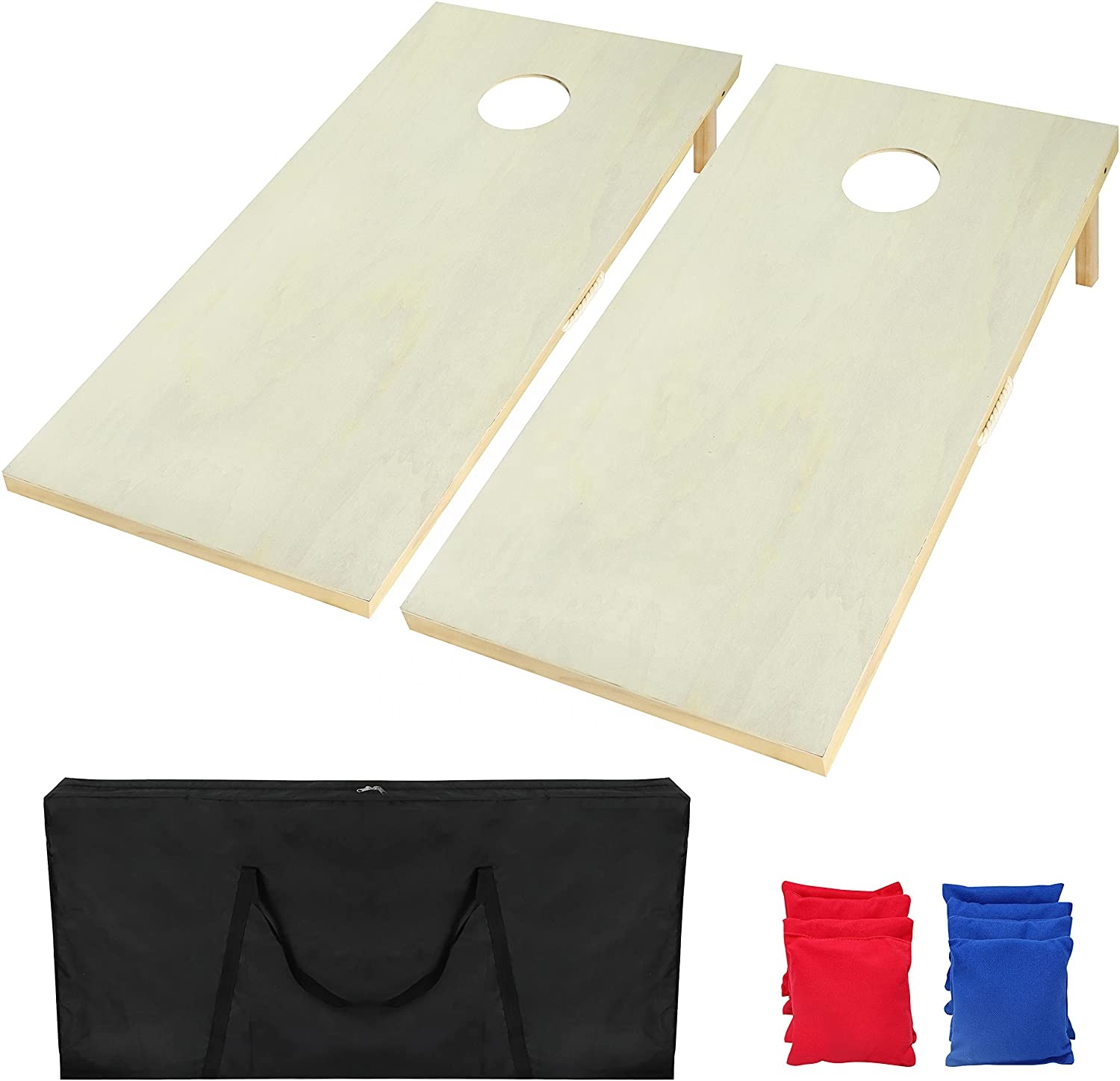 Includes Set of 8 Corn Hole To - огляд і ціна Cornhole Board Set