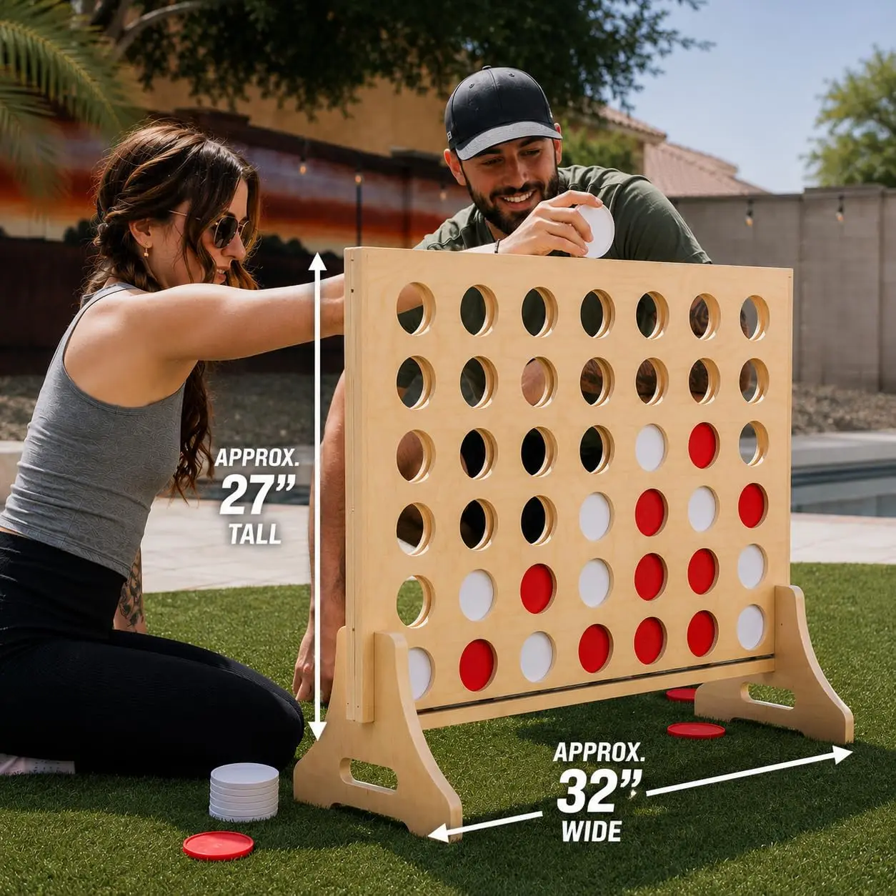 Giant 4 in a Row Game for Fami - огляд і ціна Party Games Easter For Family