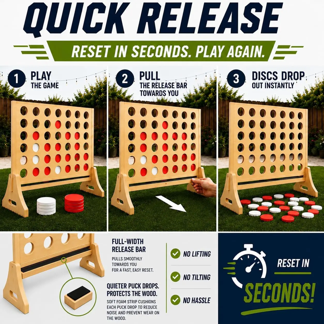 Giant 4 in a Row Game for Fami - огляд і ціна Party Games Easter For Family