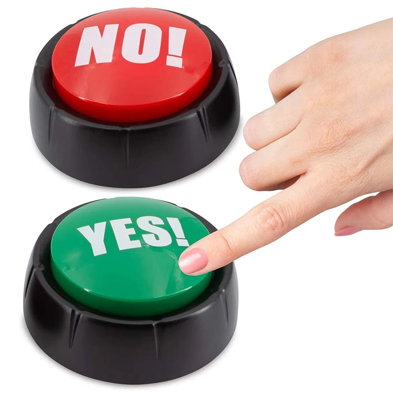 2Pcs Yes No Buzzer Buttons wit - огляд і ціна Party Games Easter For Family